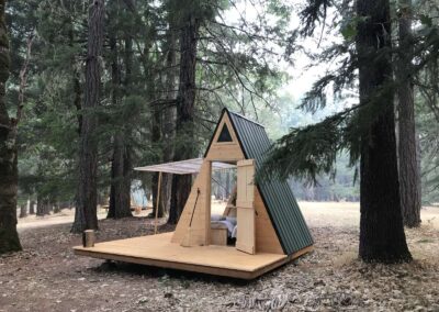 C - Tiny A frame cabin in the woods